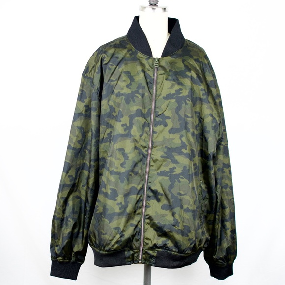 Smash Other - Smash | Camo Bomber Zip Jacket NWT